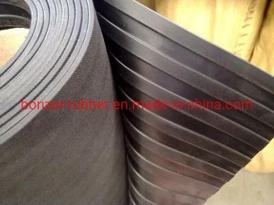Industrial Anti-Slip Wide/Broad Ribbed Rubber Matting Rubber Sheet