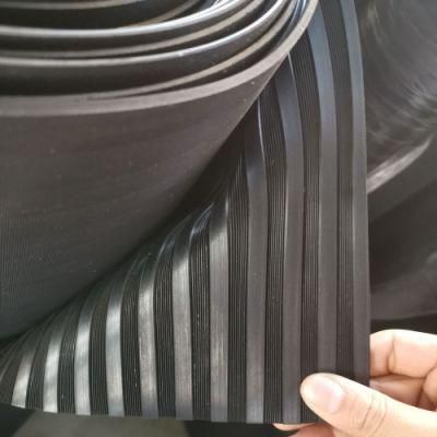 Flooring American Ribbed Anti-Slip Rubber Mat Roll