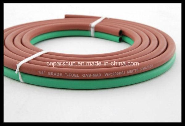 EPDM Content 1/4′′ Rubber Twin Welding Hose for Gas Cutting