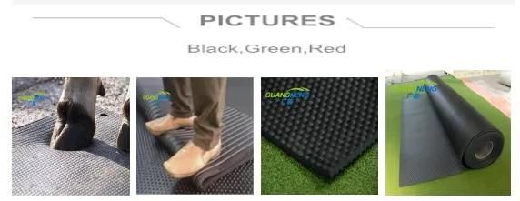 Grooved Little DOT Pattern Cow Stable Rubber Mat in 4 Ftx 6FT