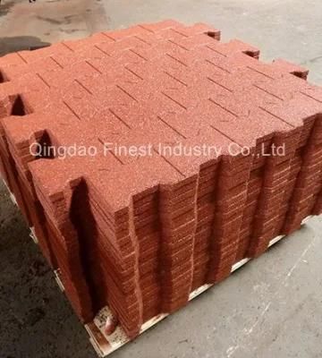 Colorful Horse Rubber Bricks Dog-Bone Paver 200X160X45mm