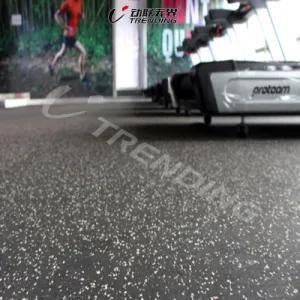 Soundproof Rubber Gym Flooring Mats Tiles 15mm-50mm