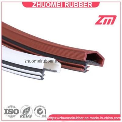 Soundproof TPE TPV Wood Door Bulb Seal Weather Strip