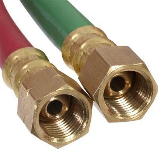 Flame Retardant 1/4′′ X 50FT Twin Hose with Brass Fittings