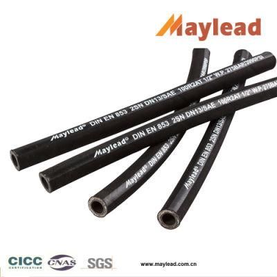 3/8 Inch High Pressure Steel Wire Braided Rubber Hose Air Hose En853 2sn SAE100r2at 1002