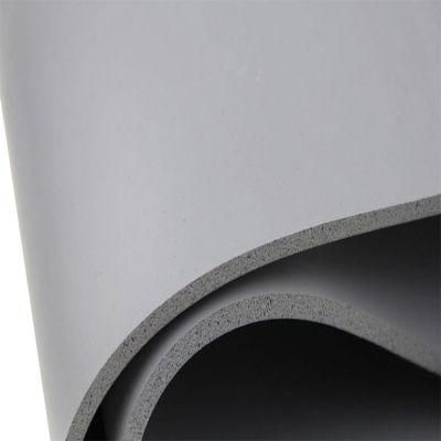 Shinny Grey Color Customized Sponge Rubber Silicone Foam Sheet