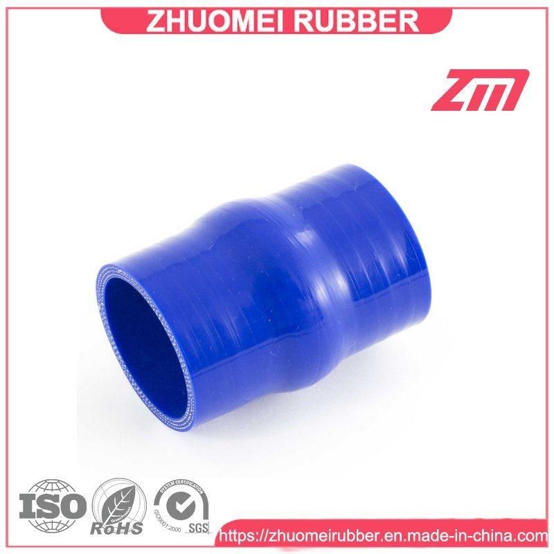 Blue Reinforced Silicone Straight Hose