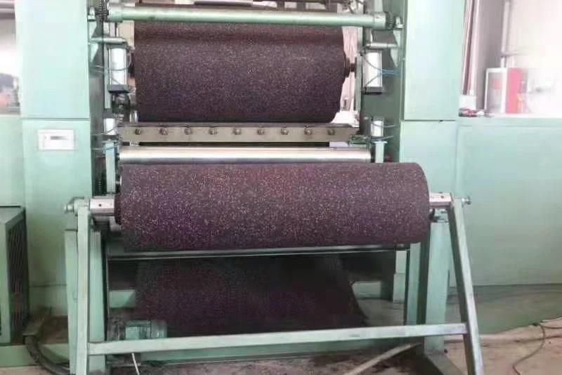 Durable Gym Rubber Flooring Roll with EPDM Speckles Rubber Carpet