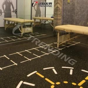 Colorful Non-Toxic Soundproof Rubber Gym Flooring