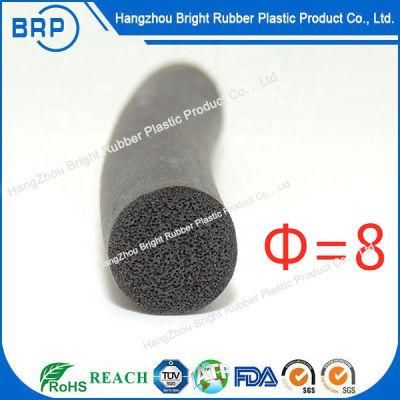 Closed Cell Soft Insulation Sealing Silicone Foam Sponge Cord