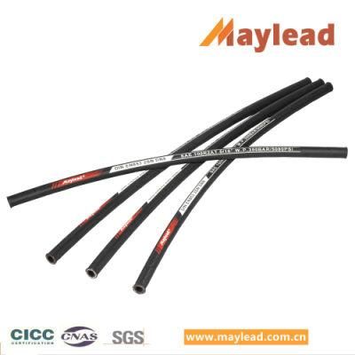Cloth Cover High Pressure Hydraulic Braided Durable Rubber Hose with Steel Wire Braiding Reinforcement