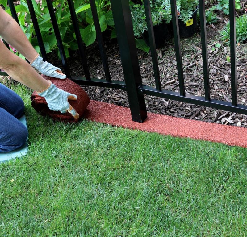 Grass Lawns Pathways Rubber Edging Roll