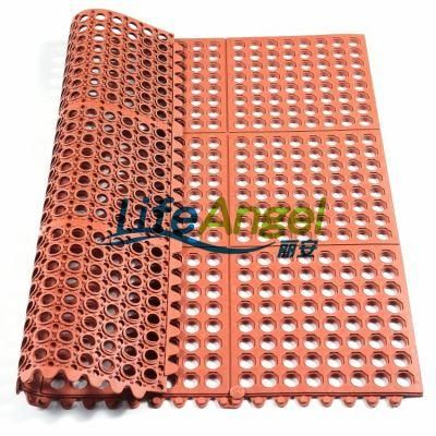 Anti-Fatigue Drainage Holes Rubber Safety Light Weight Mat
