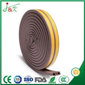 All-Climate Auto and Marine Rubber Double Bulb Weatherstrip (Self Adhensive)