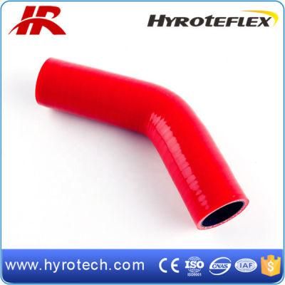 Color 45 Degree Elbow High Pressure Ply Reinforced Silicone Hose