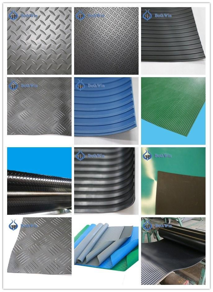 Black / Green / Gray Anti -Slip Diamond Pattern Floor Mat