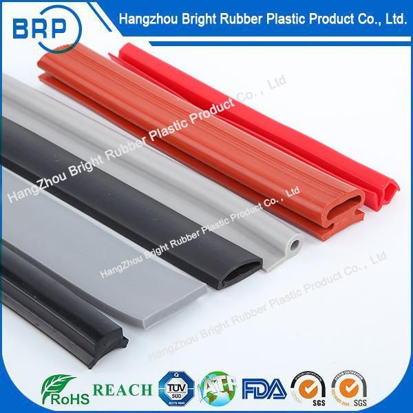 China Factory Extrusion Silicone Rubber Profiles with 25years Experience