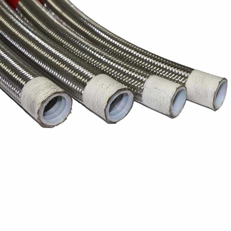 Smooth Inner Tube Stainless Steel Braid PTFE Hose SAE 100 R14 Hydraulic Hoses