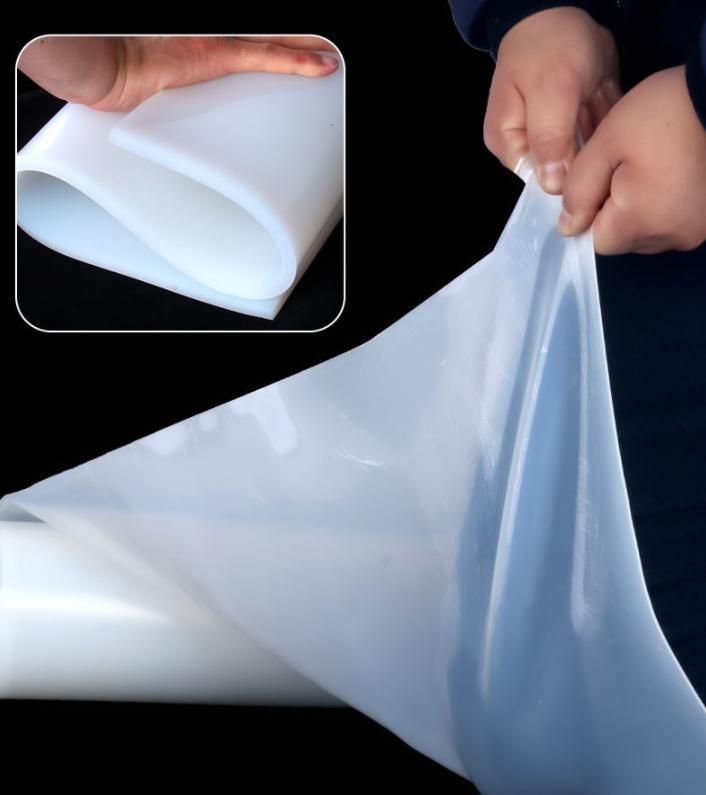 High Resilience Transparent 0.5-20mm Thick Silicon Rubber