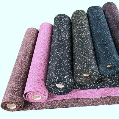 Fitness Center Rubber Gym Flooring Roll