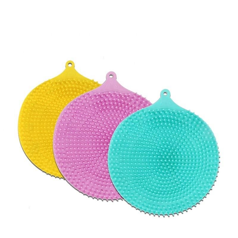 Non-Slip Easy Clean Silicone Cat Litter Mat Trapping Pad with Suction Cup Waterproof Cat Sand Mat