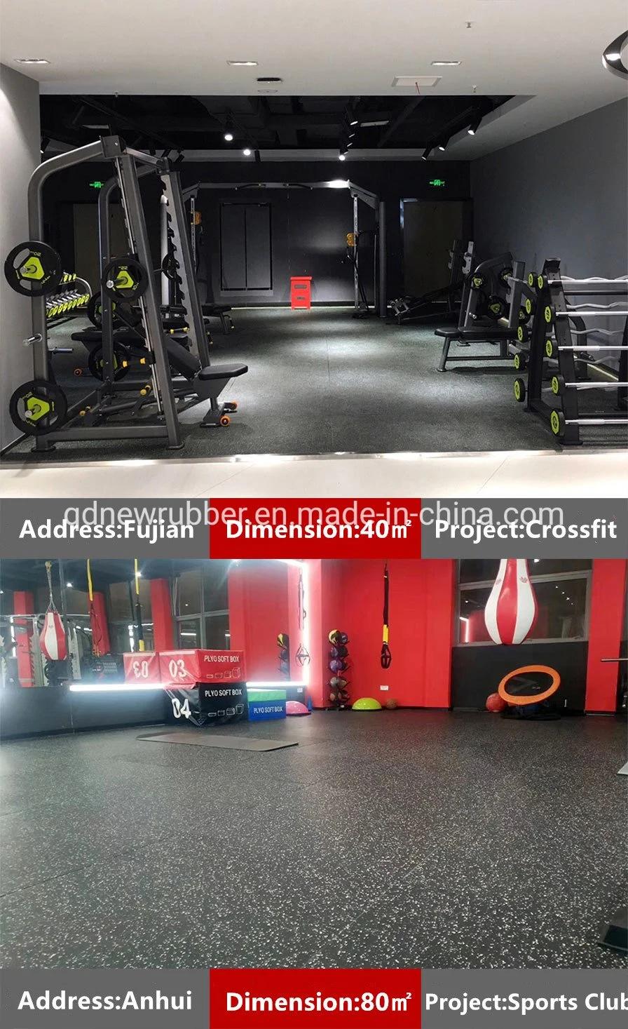 Top Grade Gym Rubber Flooring Interlocking