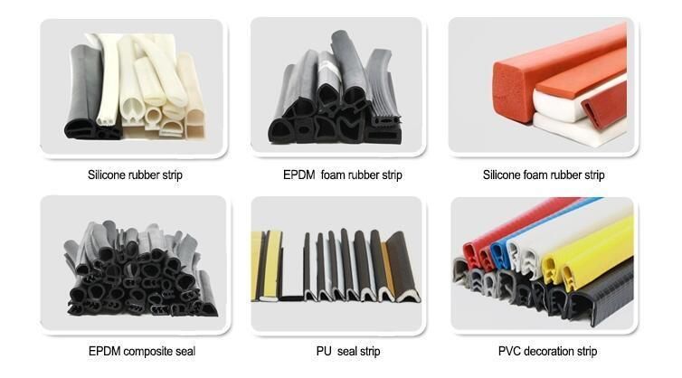 Custom Rubber Extrusion Rubber Round Sealing Strip