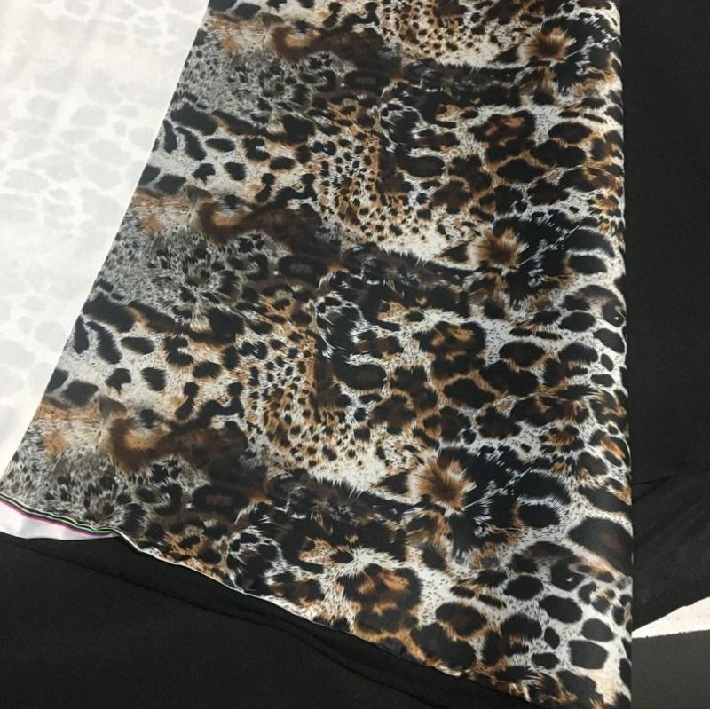 Fashion Leopard Printing Soft Fabrics Sponge Neoprene for Tote Bags