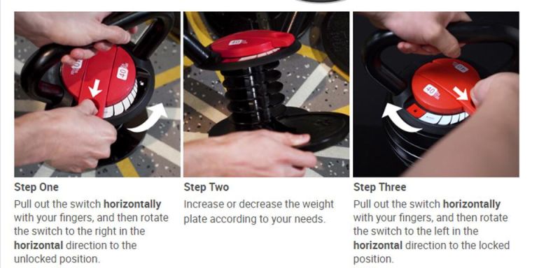 New Professional Gym Fitness Equipment Adjustable Kettlebell