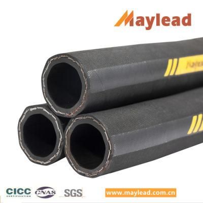 4sh High Pressure Spiral Reinforced Rubber Hydraulic Hose with Carbon Black