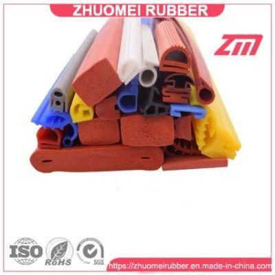 Heat Resistance Extruded Silicone Rubber Extrusions