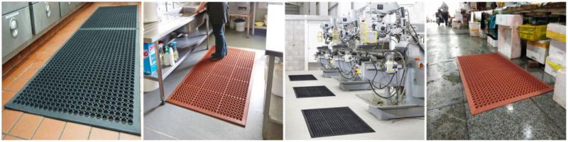 Anti Slip Rubber Hollow Mats for Home/Hotel/Kitchen