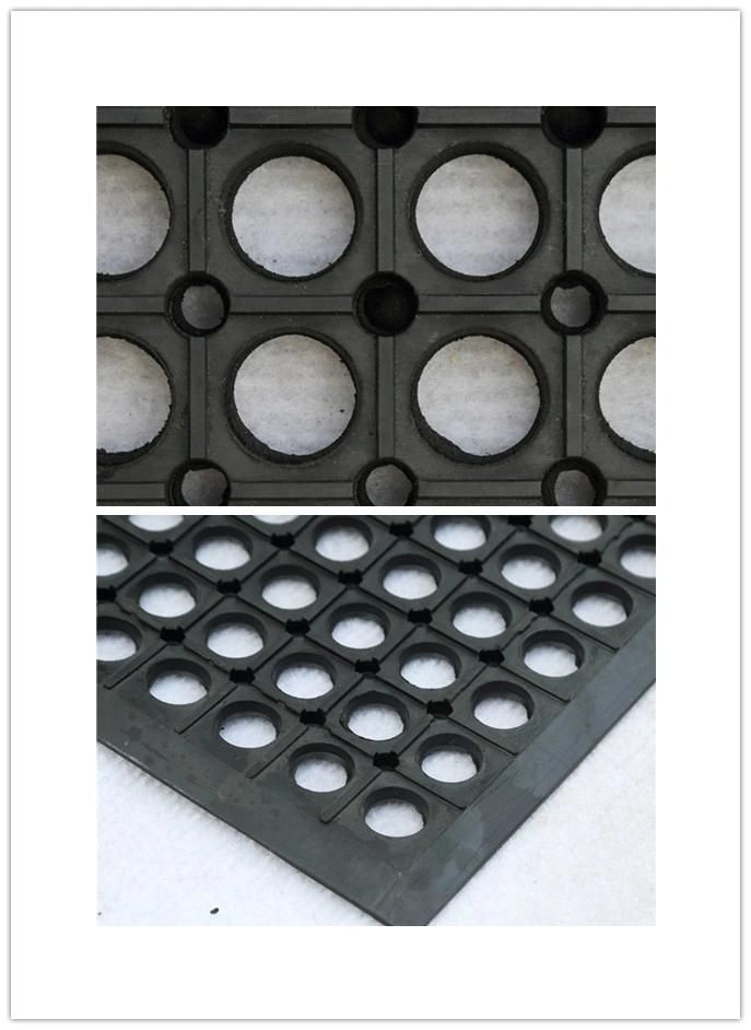 Colorful Rubber Mats for Workshop/ Bathroom Rubber Anti-Slip Mat