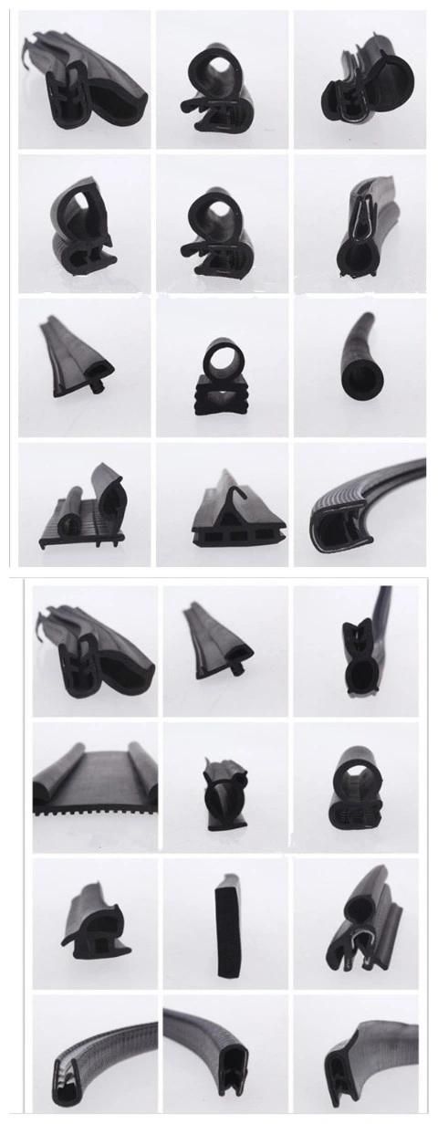 Highflexible Silicone Extruded Rubber Seal Strip for Wood Door