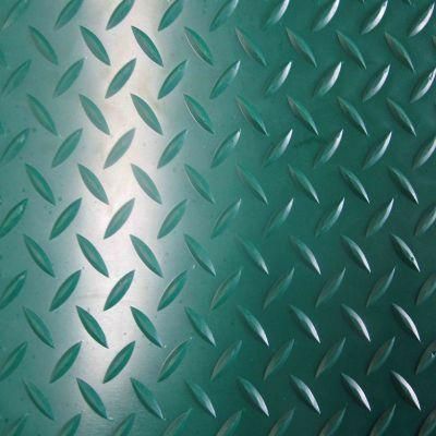 Green Black Diamond Rubber Mat Flooring Mat