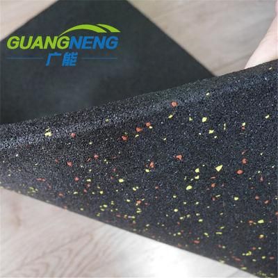 Gymnasium Anti-Slip Rubber Flooring Tiles for Gym Weight Room