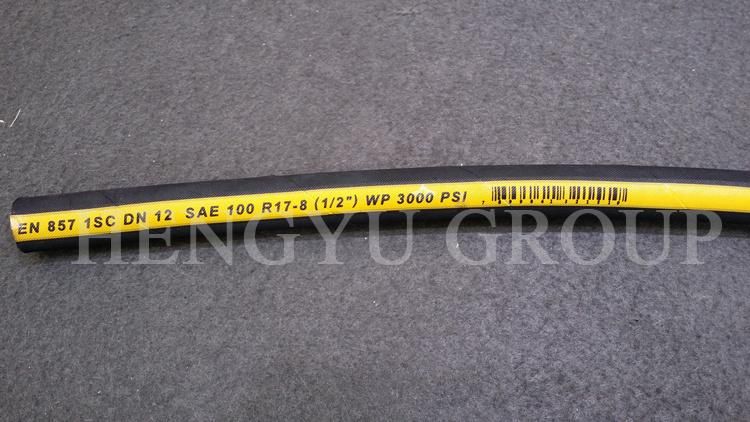 Hydraulic Hose Pipe Customized Sizes Flexible Hydraulic Pipe DIN En857 1sc