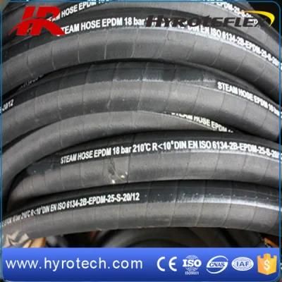 Flexible Red Cloth Surface EPDM Steam Hose High Temperature