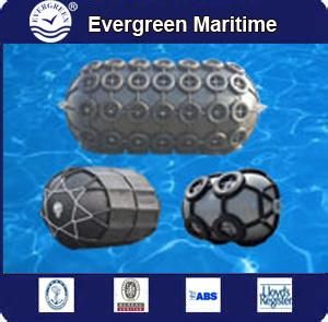 D=1200mm EL=2000mm Yokohama Floating Pneumatic Fenders/ Sling Type and Tire Net