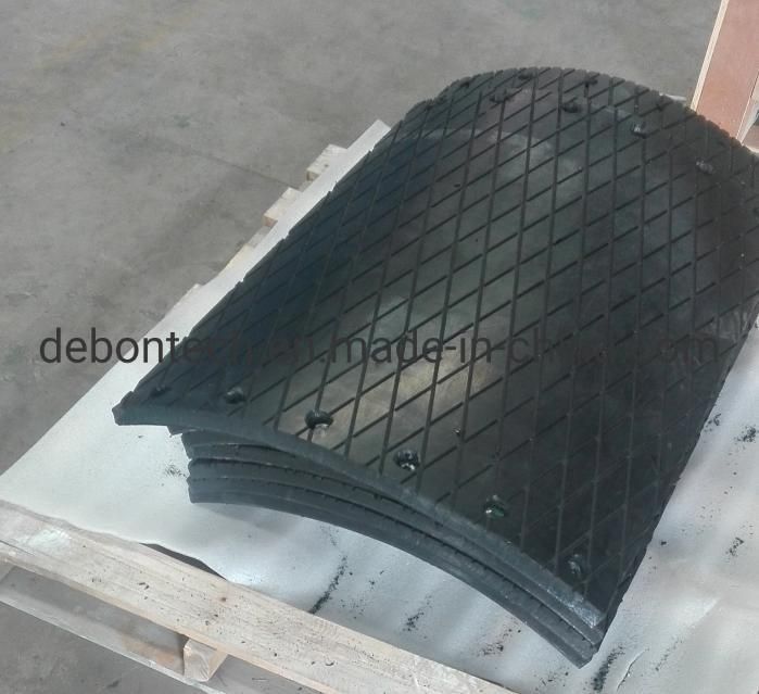 Conveyor Diamond Pulley Rubber Lagging with Cn Bonding