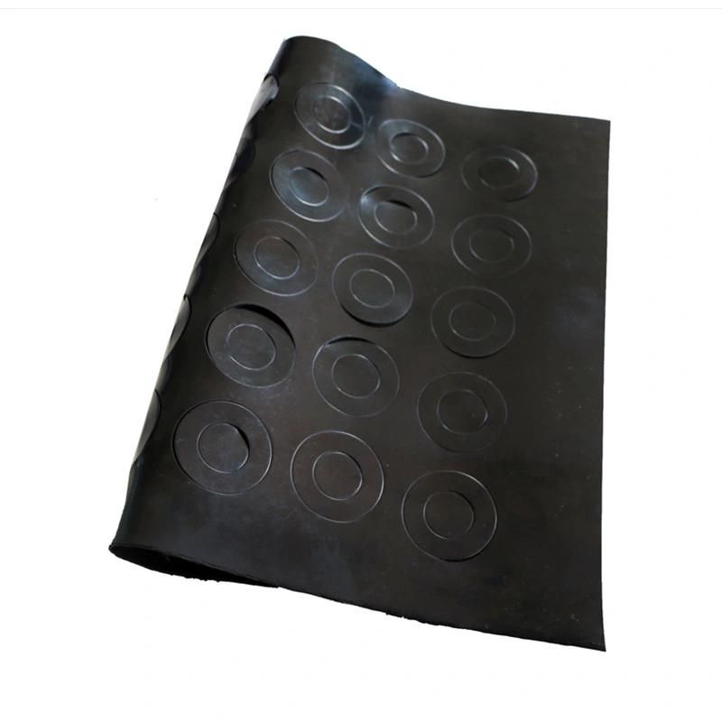 China Factory Black Silicone Rubber Pad Rolls /Customized Rubber Mat Rolls for Machinery