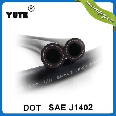 Yute 1/2&quot; ID X 50&prime; Long Bulk Packed Rubber Air Brake Hose - SAE J1402A DOT Fmvss 106 Ameca Certified