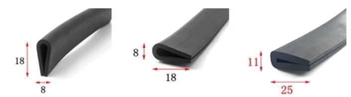 U Channel Seal Edge Guard/Rubber Edge Protector Trim for Car Doors, Furniture