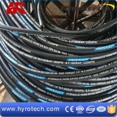 Hydraulic Industrial 2 Steels Braid Reinforced Hydraulic Hose (2sn/2sc)