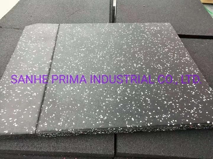 Gym Rubber Floor Tile Have with Wear/Tear Resistant and Impact Resistance
