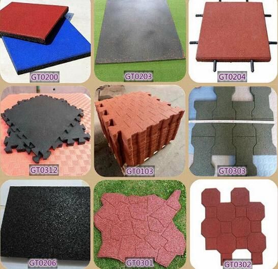 High Flexibility Gym Rubber Floor Tile Paver for Horse Stable Floor