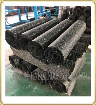 EPDM Speckles Gym Rubber Flooring Mat for Crossfit