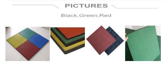 Shock Absorbing Park Playground Outdoor Rubber Floor Tile