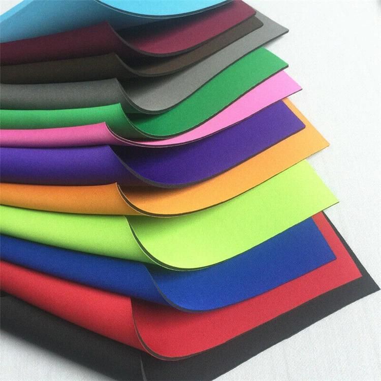 Waterproof Neoprene Composite Fabric Polyester Nylon Rubber Sheet for Neoprene Wetsuit Diving Suit
