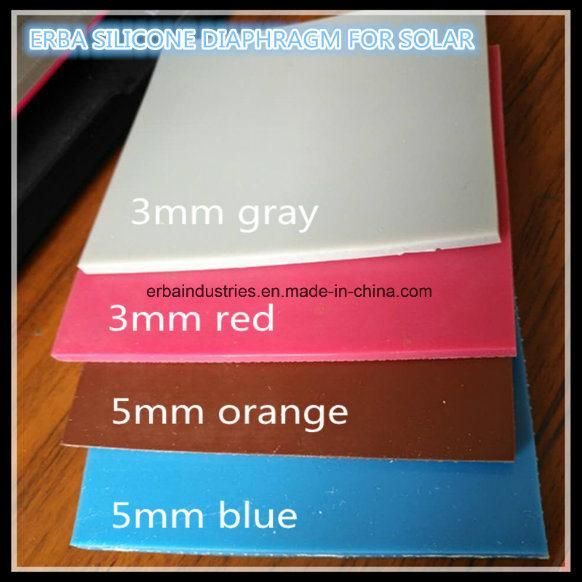 3mm4mm5mm Silicon Diaphragm for Solar Laminator PV Module and Panel
